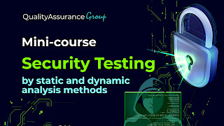 ЗАПИС Mini course: Security Testing by static and dynamic analysis methods