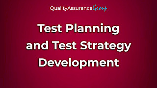 Test Planning and Test Strategy Development