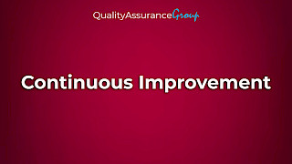Continuous Improvement