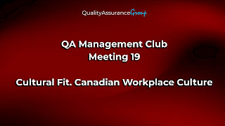 QA Management Club. Зустріч 19