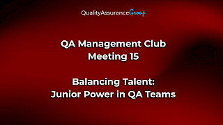 QA Management Club. Зустріч 15